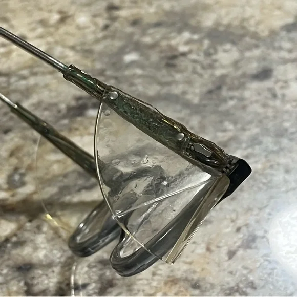 American Optical Vintage Safety Eyeglasses circa 50s Rare Find Sz 48 Frame USA